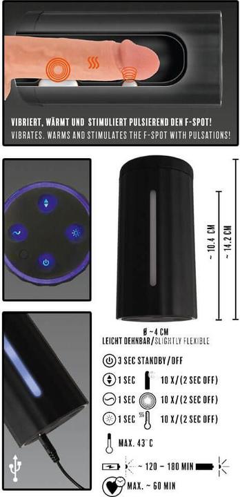 Productafbeelding Rebel Masturbator met 3 functies