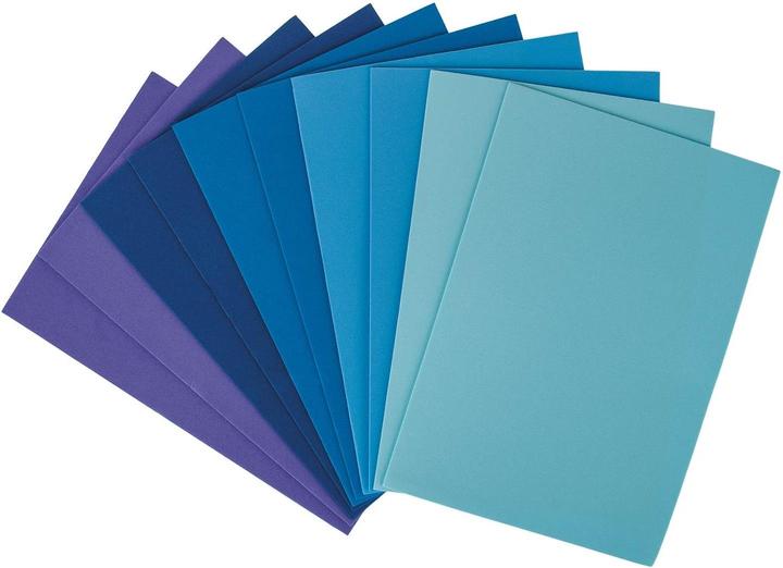 Actual product image Folia Foam rubber set tone on tone blue