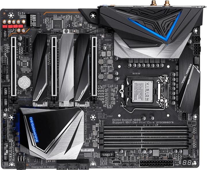 Actual product image Gigabyte Z490 Vision D (LGA 1200, Intel Z490, ATX)