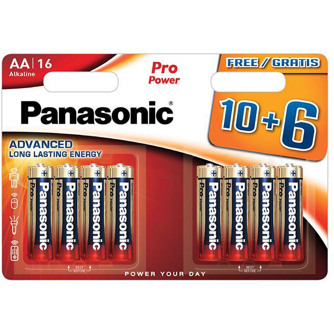 Thumbnail - Panasonic Pro Power baterija LR6PPG/16B 10+6vnt (16 Stk., AA), Batterien + Akkus