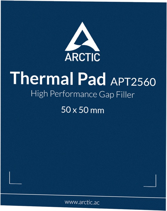 Actual product image Arctic Thermal pad 0.5 mm 6 W/mK (L (0.50 mm, 6 W/m K)