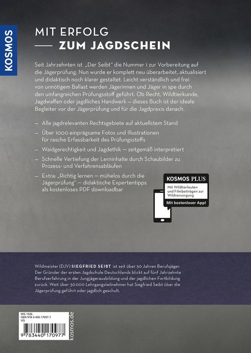 Image du produit Kosmos Grundwissen Jägerprüfung (Allemand, Siegfried Seibt, 2022)