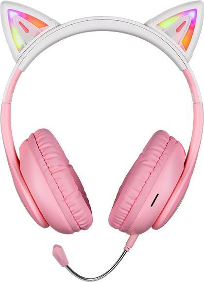 Produktbild Defender słuchawki Bluetooth FreemotionB505 Led różowy/pink (63505) (21 h, Kabellos)