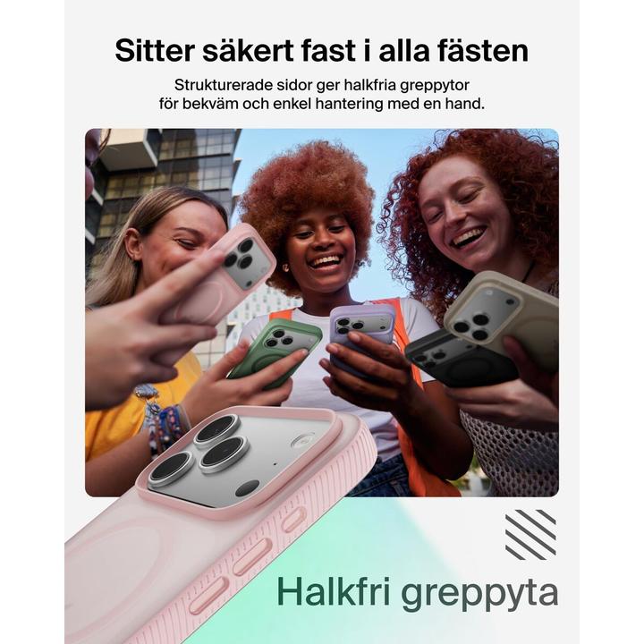 Productafbeelding Belkin Grip magn. Schutzhülle iPhone 17 Pro pink MSA035hqPK (Apple iPhone 17 Pro)