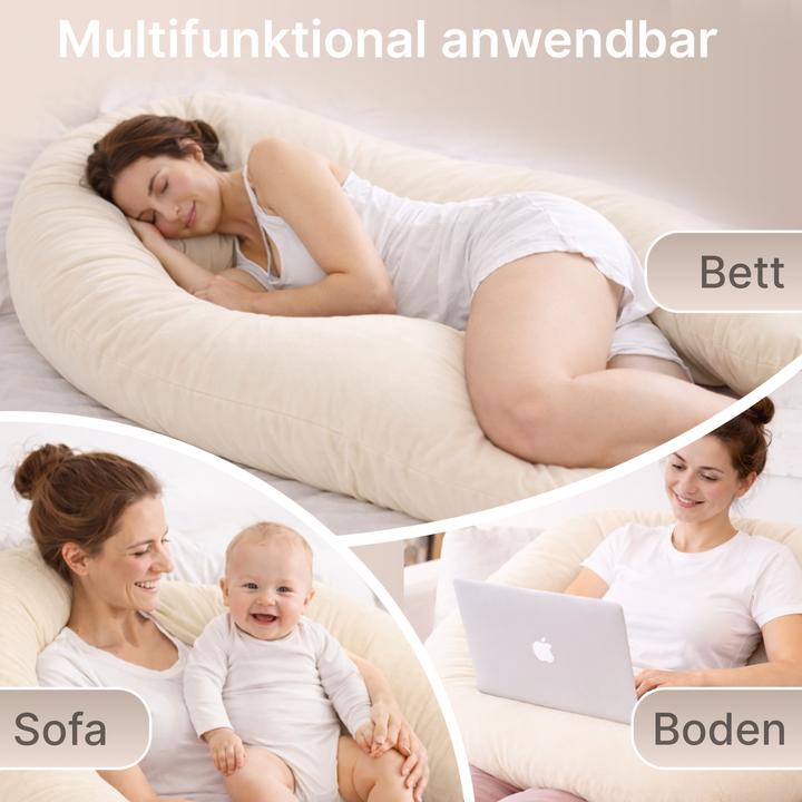 Actual product image Eloneo Side sleeper pillow with cover