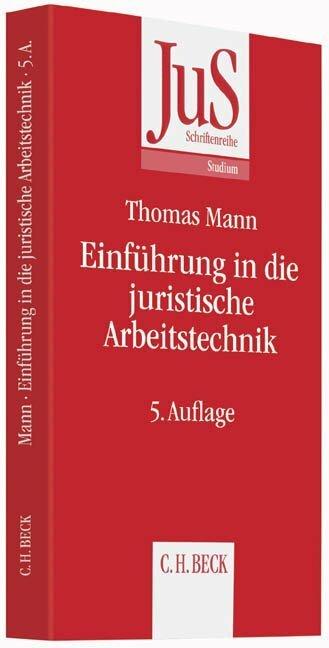 Produktbild Einführung in die juristische Arbeitstechnik (Deutsch, Thomas Mann, 2015)
