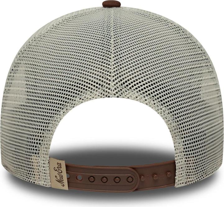 Produktbild New Era A-Frame Mesh Trucker Cap - Brand Patch Braun (One Size)