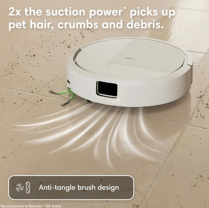 Produktbild iRobot Roomba® 115 Combo Robot + + AutoEmpty™ weiss