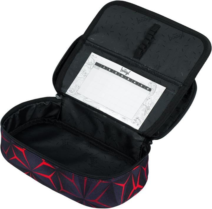 Produktbild Baagl SET 3 - Schulset Core Red Polygon / Rucksack / Federmäppchen / Tasche