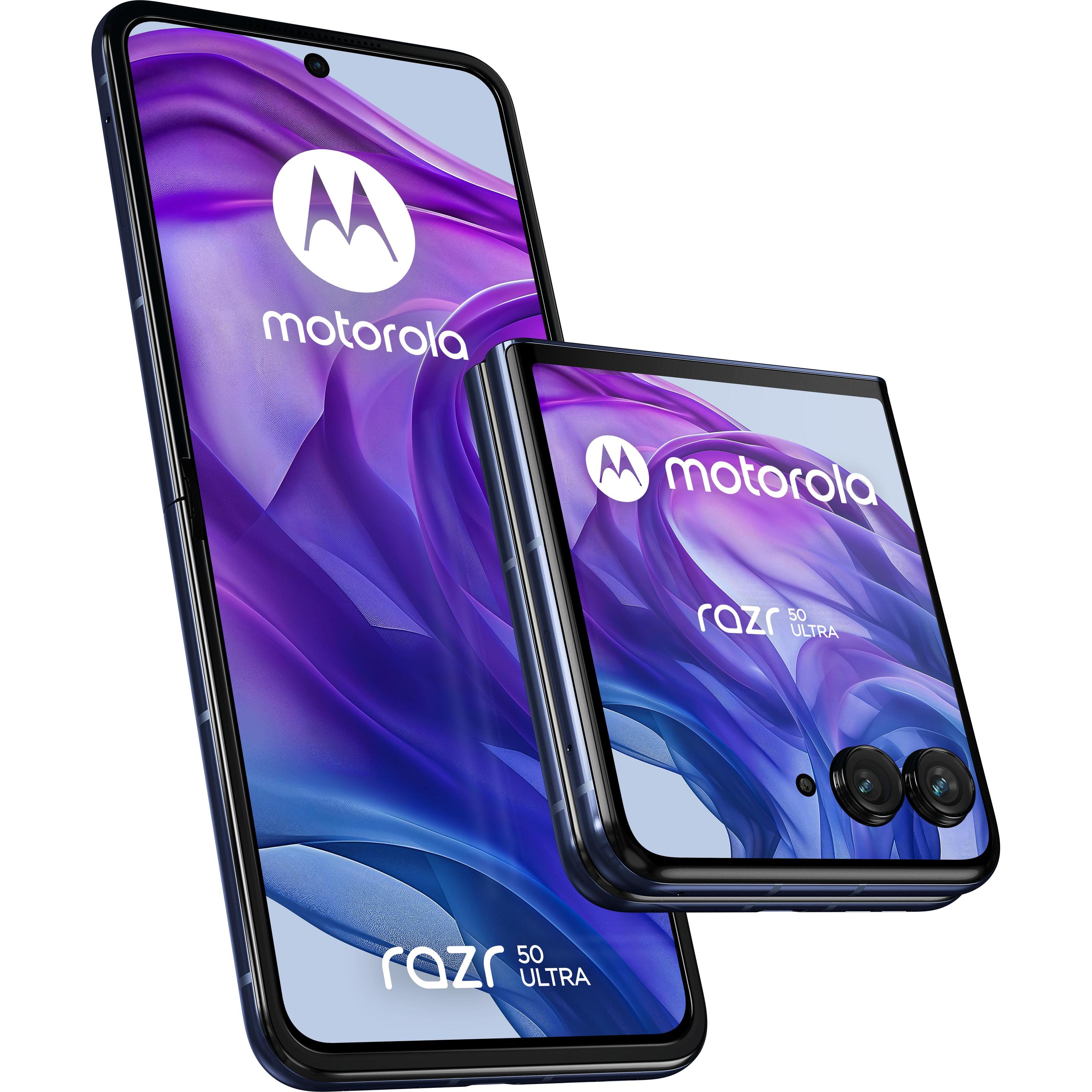 Motorola Razr 50 Ultra (512 GB, Midnight Blue, 6.90", Dual SIM, 50 Mpx, 5G), Smartphone, Blau