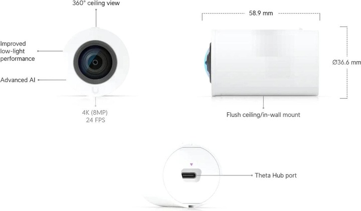 Produktbild Ubiquiti AI Theta Pro 360 (2160 x 2160 Pixels)
