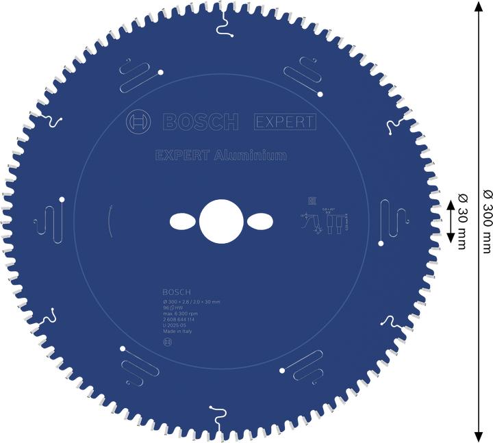 Actual product image Bosch Professional Zubehör Circular saw blade Expert for Aluminium, 300 x 30 x 2.8 mm, 96