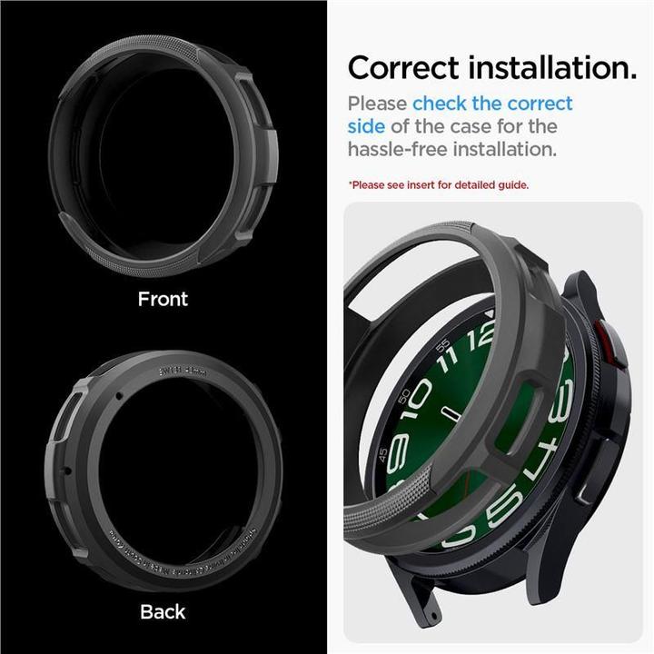 Immagine prodotto Spigen Liquid Air Samsung Galaxy Watch 6 Classic 43 mm nero opaco ACS06395