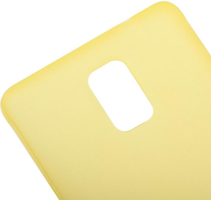 Produktbild König Design Schutzhülle Case Ultra Dünn 0,3mm für Handy Samsung Galaxy Note 4 SM N910 Gelb (Samsung Galaxy Note 4)