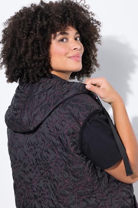 Actual product image Angel of Style Long-Steppweste, Sternenmuster (42)