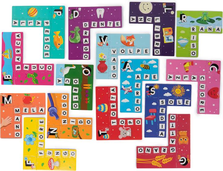 Productafbeelding Spin Master Il Mio Primo Scarabeo - Imparando l'ABC Puzzle (15 onderdelen)