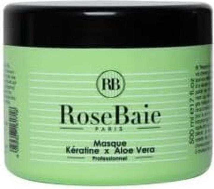 RoseBaie Keratin x Aloe Vera Maske Rosa Beere 500ml