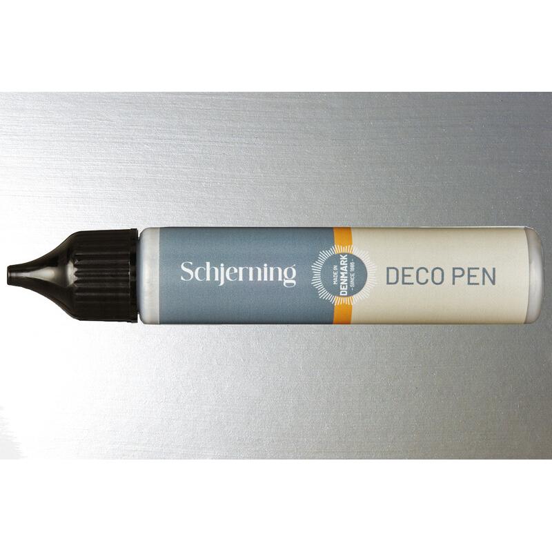 Thumbnail - Schjerning, Künstlerfarbe + Bastelfarbe, Pearl Pen silber 28ml (Silber, 28 ml)