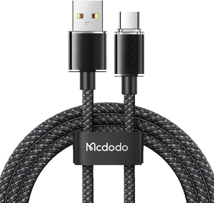 Actual product image Mcdodo Cable USB-A to Lightning CA-3650, 1.2m (black) (1.20 m, 100 W)