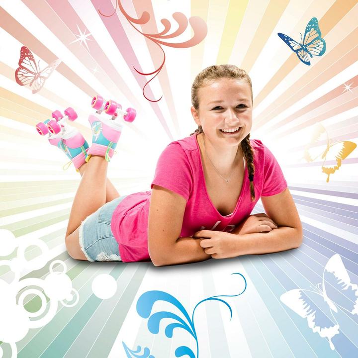 Immagine prodotto Hudora pattino a rotelle Skate Wonders, regolabile (menta, -35) (28, 29, 30, 31)