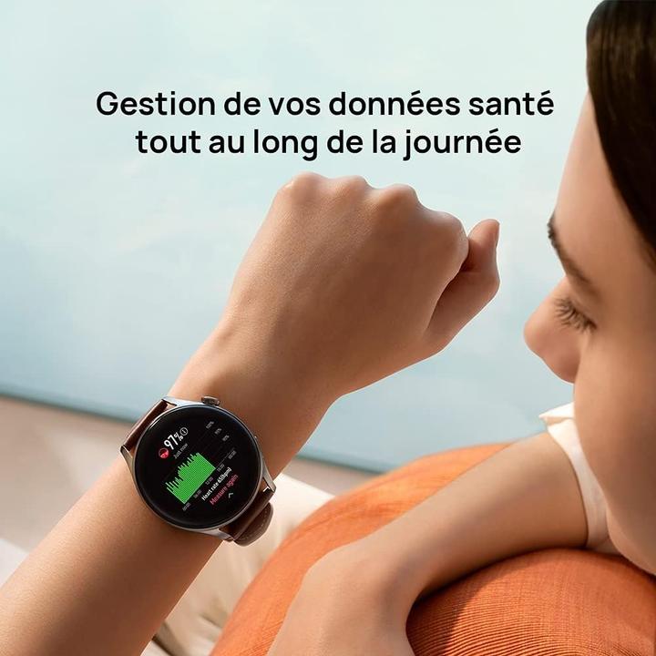 Produktbild Huawei Kit Watch 3 Active Black + Adapt 5v2a Typec (46 mm)