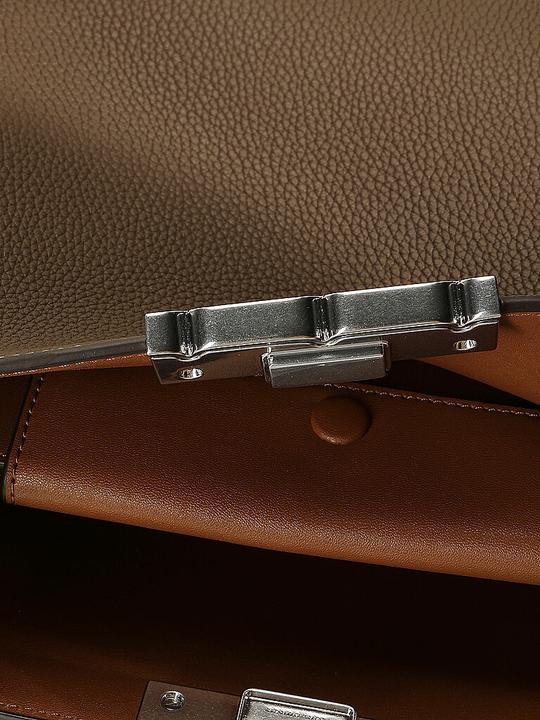 Actual product image Tory Burch Leather bag - Handle bag ELEANOR PEBBLED SATCHEL