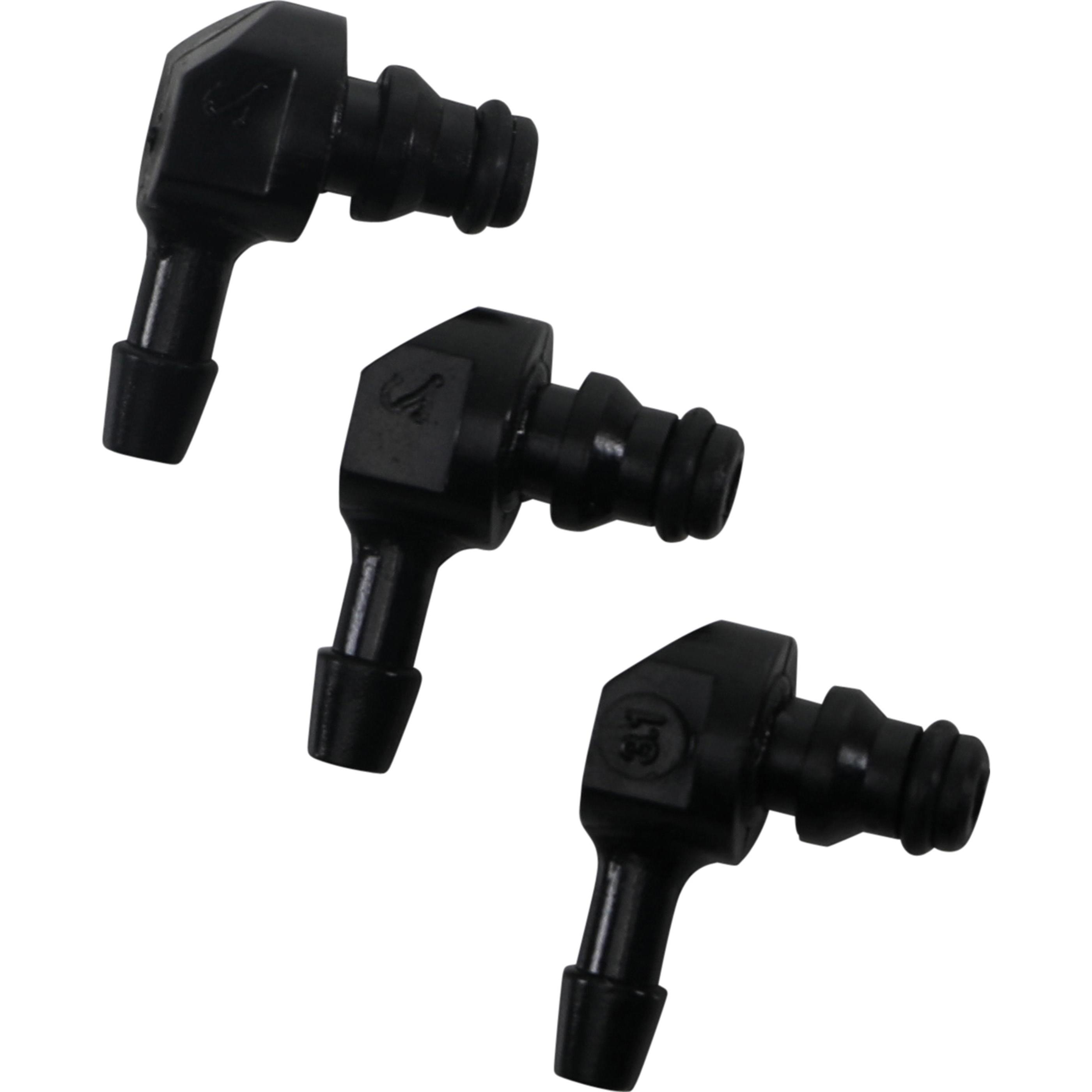 BGS, Raccordo per tubo flessibile, Gioco di raccordi tuyau in materiale plastico in forma di L 30 pezzi (Connettore tubo flessibile)