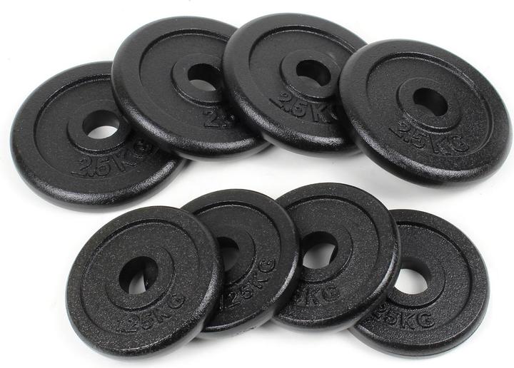 Produktbild Luxtri Kurzhantel Set 20 kg Koffer Hantel Hantelset Training Gewichte Zuhause (4 x 2.5 kg)