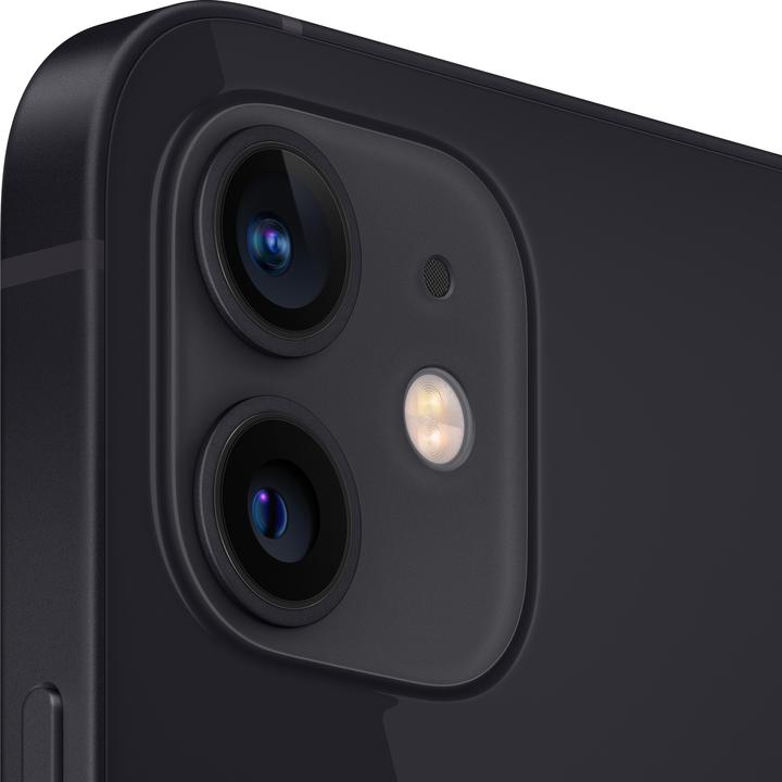Produktbild Apple iPhone 12 (64 GB, Black, 6.10", SIM + eSIM, 12 Mpx, 5G)