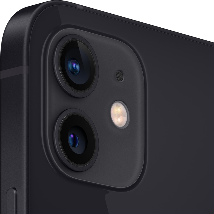 Produktbild Apple iPhone 12 (64 GB, Black, 6.10", SIM + eSIM, 12 Mpx, 5G)