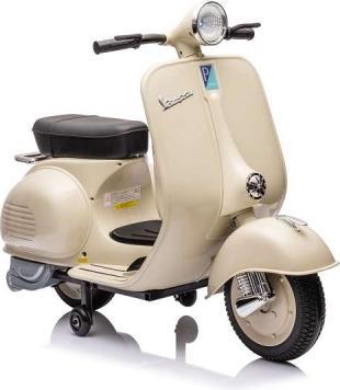 Actual product image Es-toys VESPA 150 VL1T Lizenziert mit 12V7A Akku 2 Motoren, Ledersitz (12 V)