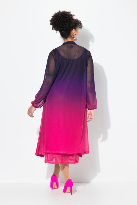 Actual product image Miamoda Jacke, gerade Passform, Mesh mit Farbverlauf (46)