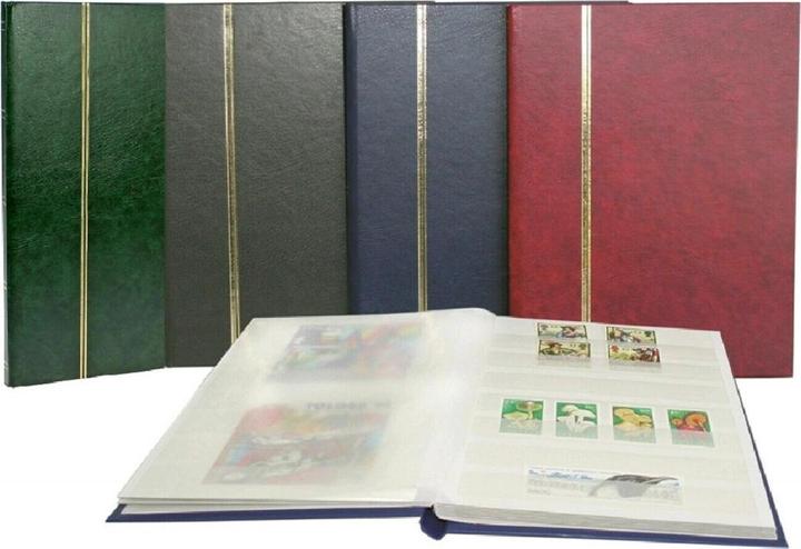 Actual product image Safe green stockbook A5 with 16 white pages