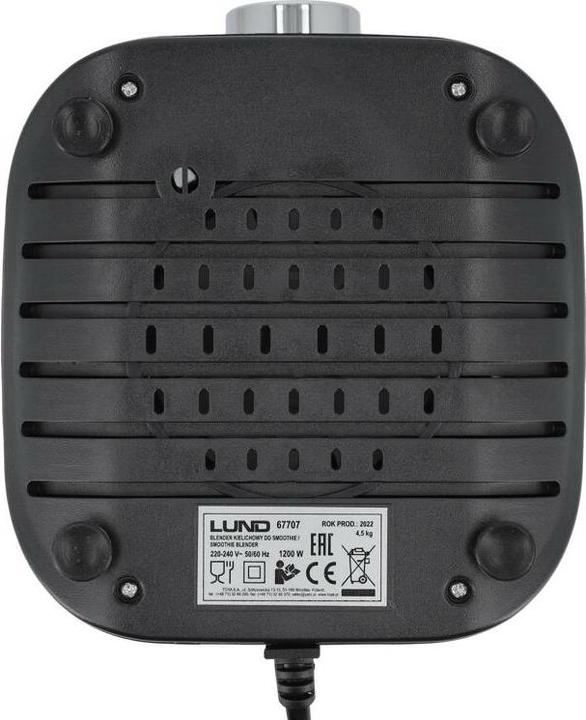 Actual product image Vorel LUND BLENDER KIELICHOWY 3w1 1,5L 1200W (1200 W)