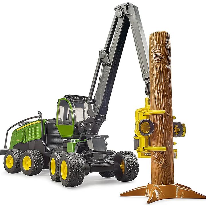 Image du produit Bruder John Deere 1270G Récolteuse avec 1 tronc d'arbre