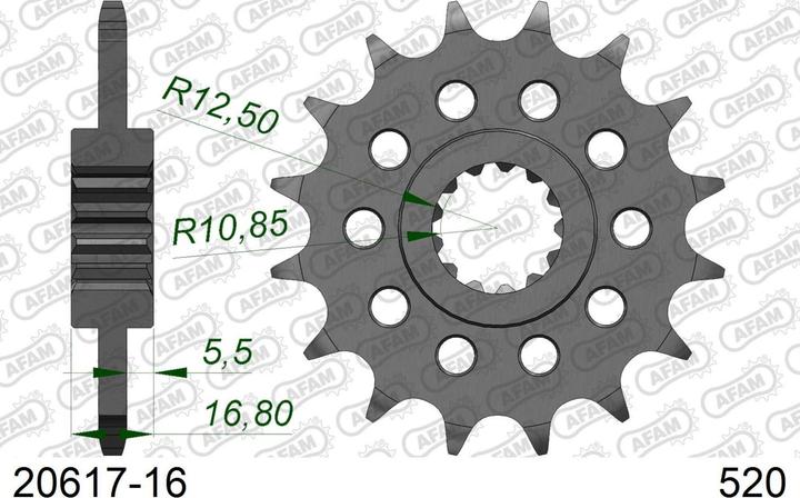 Image du produit Afam 520 16 dents (16)