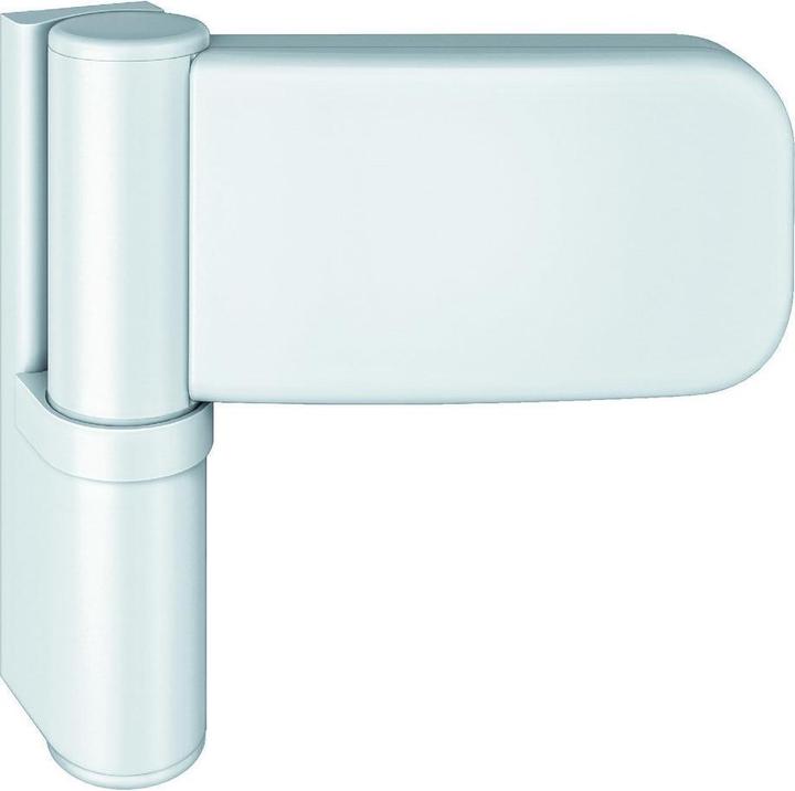 Actual product image Simonswerk Front door hinge Siku 3D K 3030 steel white 120 kg Pin retention: yes PVC-U front doors