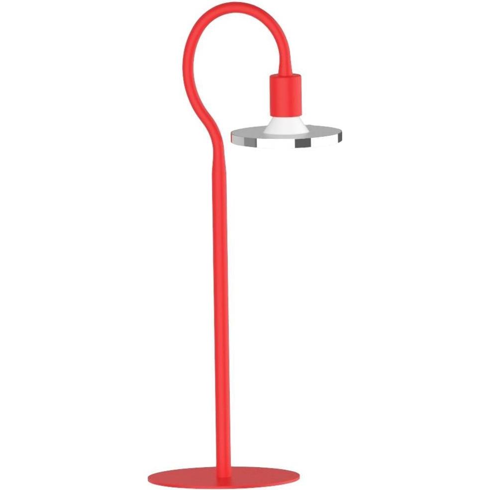 Thumbnail - LightMe, Tischlampe, Simplessa LM85680 LED-Tischlampe LED GU10 6 W Rot, Chrom (420 lm, GU10)