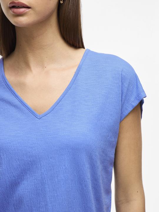 Image du produit Vila Flügelärmel Top mit V-Ausschnitt (L)