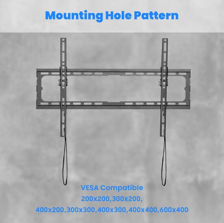 Image du produit PureMounts Wandhalterung PM-BT610 Schwarz (Mur, 45 kg, 37" - 80")