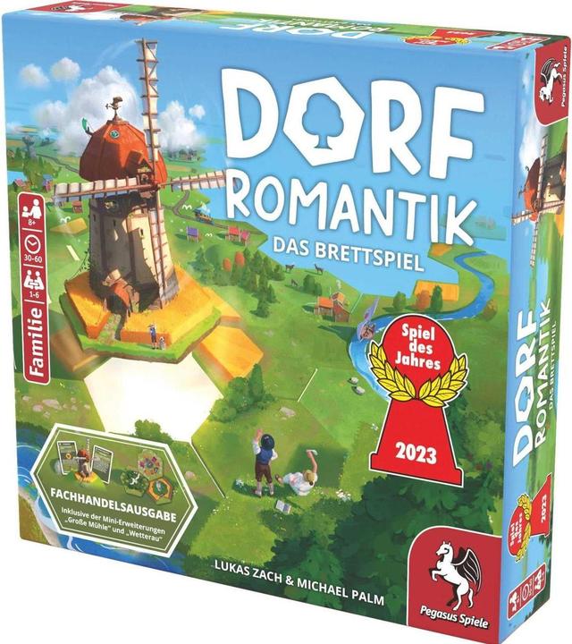 Produktbild Pegasus Dorfromantik *Fachhandels-exklusiv* inkl. Mini-Erweiterungen Mühle+Wetterau (Deutsch)