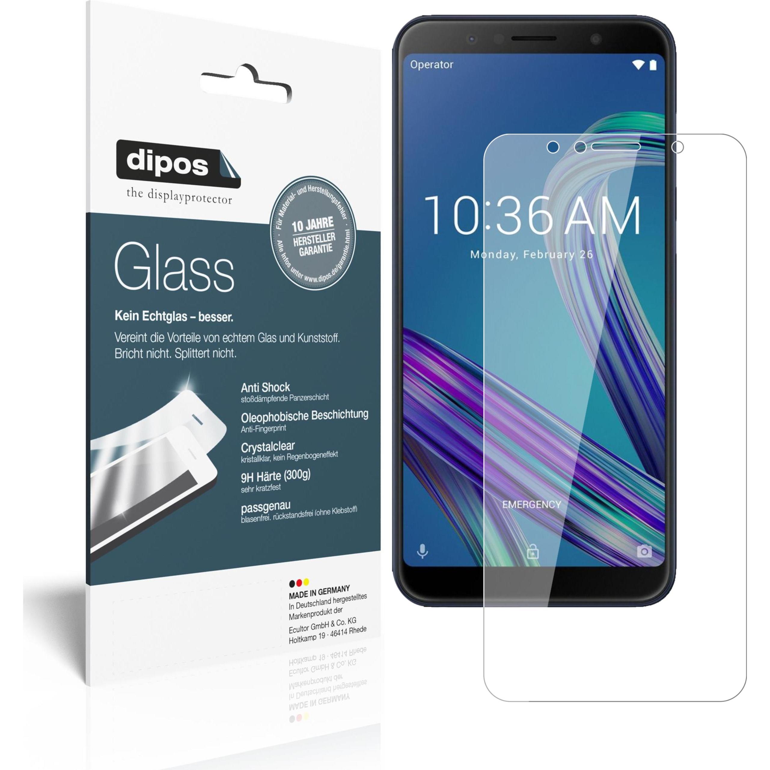Dipos Displayschutz Anti-Shock (2 Stück, Asus Zenfone Max (M1)), Smartphone Schutzfolie, Transparent