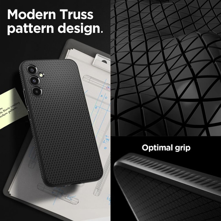 Produktbild Spigen Liquid Air Case für A346B Samsung Galaxy A34 - matt black (Samsung Galaxy A34 5G)