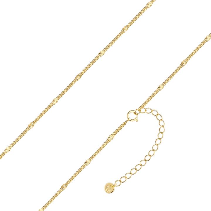 Image du produit Glanzstücke München Kette Sterling Silber gelbgold - 38462 (000 plaqué or jaune 14 carats, Argent sterling 925, 40 - 45 cm)