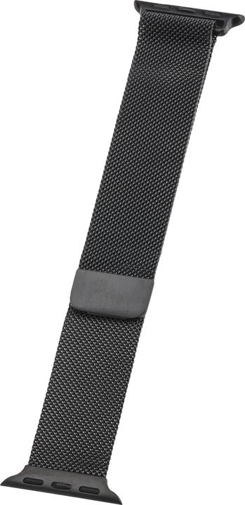 Immagine prodotto Peter Jäckel FASCICOLO per Apple Watch 41/40 mm (Serie 4 - 9)/ 38 mm (Serie 1 - 3) Milanaise Nero (Acciaio inossidabile)