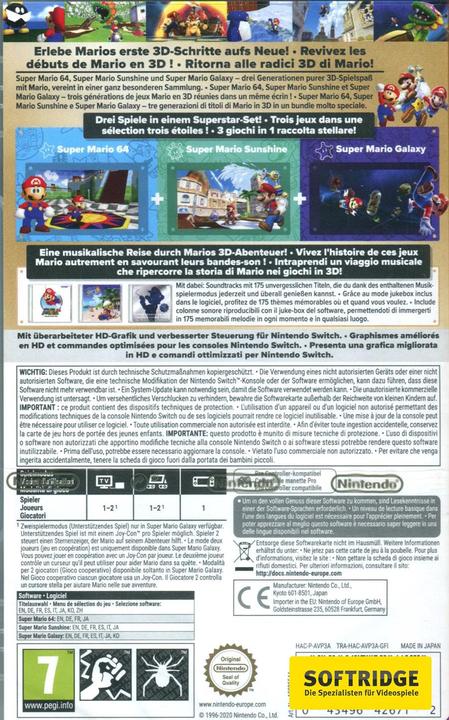 Immagine prodotto Nintendo Super Mario 3D All-Stars (Switch, Multilingue)
