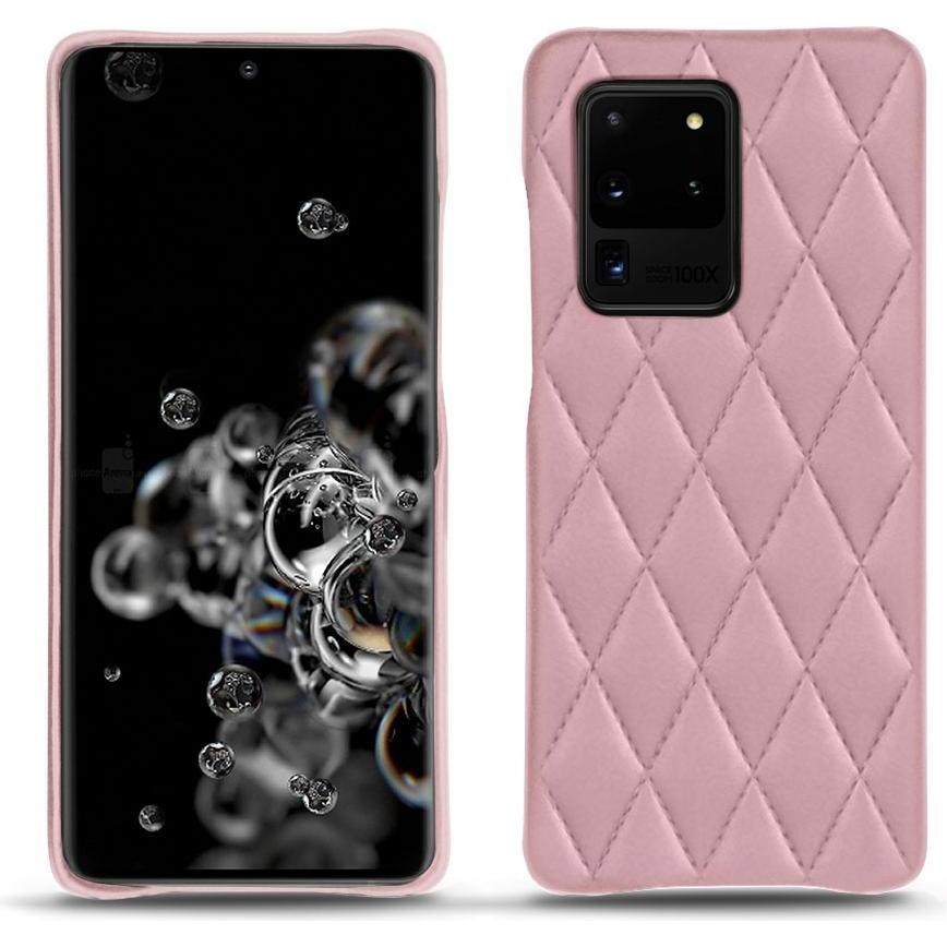Noreve Lederschutzhülle (Samsung Galaxy S20 Ultra 5G), Smartphone Hülle, Rosa