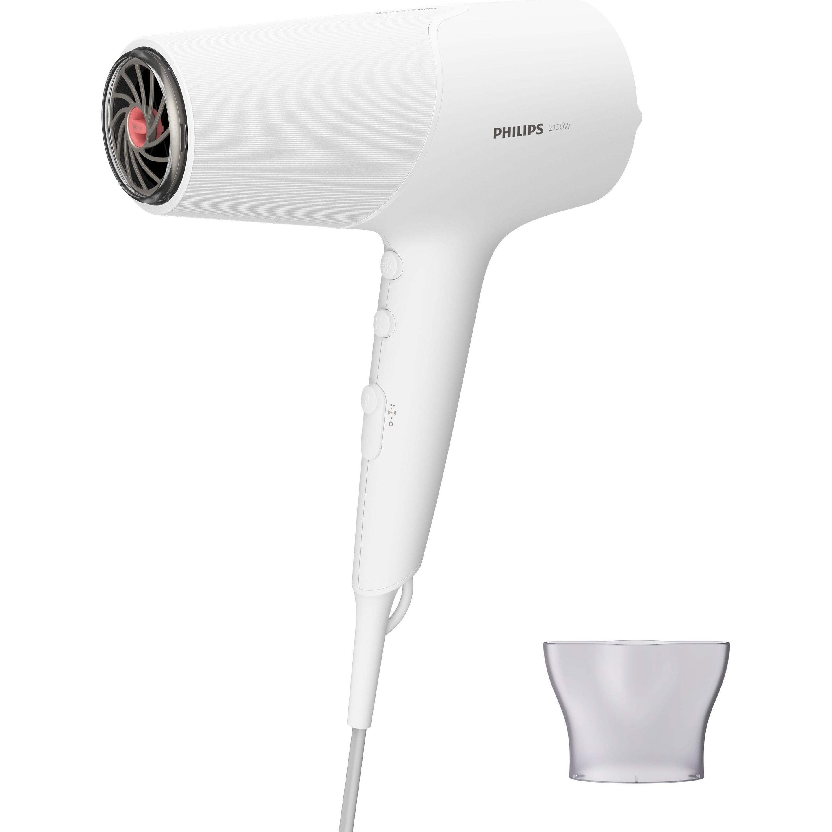 Philips Bianco Asciugacapelli, Bhd500/00 (2100 W)