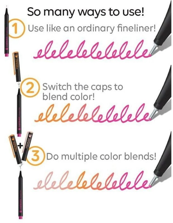 Produktbild Chameleon Fineliner Set (Royal Blue, 6 x)