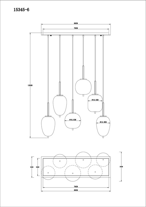 Produktbild Globo Blacky (E14)